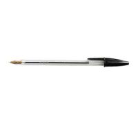 Stylo à bille - BIC - Cristal Médium - Encre noire - Largeur de tracé M - Manche transparent