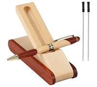Stylo à bille cadeau complet en bois ensemble de stylo à bille avec belle boîte en bois cadeaux d'affaires + 2 recharges
