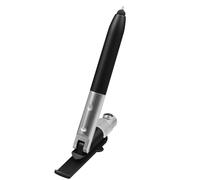 Stylo à bille capacitif pliable - Support de téléphone avec lumière LED - Support mobile réglable - Outil pour écran tactile - Idéal pour écrire, naviguer et utiliser au bureau