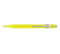 Stylo à bille Caran d'Ache Popline Jaune Fluo E