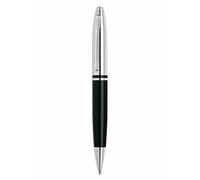 Stylo à bille chromé Cross Calais, noir