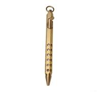 Stylo à bille classique en laiton pour une utilisation professionnelle dans les entreprises et l'éducation avec mécanisme fiable et livraison d'encre lisse, compatible avec les recharges G2 (sans