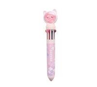 Stylo À Bille Coloré Pour Fille, Dessin Animé Kawaii, Chat De Forage Flash De Sucre, Stylo Multi-Couleurs, Type Poussoir, École, Bureau