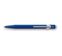 Stylo à bille - Corps bleu saphir - Métal - Encre bleue - Pointe moyenne - Caran d'Ache - 849