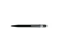 Stylo à bille - Corps noir - Métal - Encre bleue - Pointe moyenne - Caran d'Ache