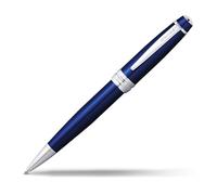 Stylo à bille CROSS Bailey Lacquer bleu Coffret-cadeau luxeux, stylo à bille moyenne rechargeable.