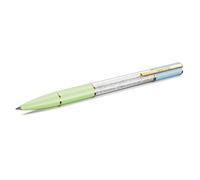 Stylo à bille Crystalline, Multicolore, Placage de ton or OS