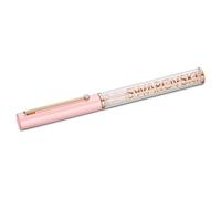 Stylo à bille Crystalline, Rose, Laqué rose, placage de ton or rose OS