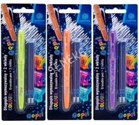 Stylo à bille effaçable ASTRAPEN OOPS ! Couleur + 2 mines blister bleu