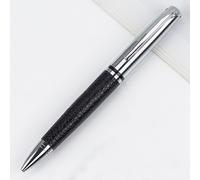 Stylo À Bille En Cuir Pu, Design De Mode, Métal De Haute Qualité, Pour Hommes D'affaires, Signature, Écriture, Cadeau, Acheter 2 Cadeaux