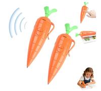 Stylo à bille en forme de flûte à bec de carotte - Jouet mignon pour écrire - Stylo à bille 2026 avec stylos des années 60 - Fonction de lecture de stylo - Outil d'écriture pour femme