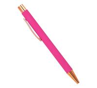 Stylo à bille en métal de 1,0 mm, encre noire, papeterie, cadeau, écriture lisse pour étudiant