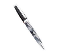 Stylo à bille en métal de 1,0 mm rotatif - Papeterie à l'huile - Écriture lisse - Pour bureau, école, écriture fluide - Papeterie professionnelle pour enseignant