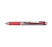 Stylo à bille énergétique rétractable - PENTEL - BL80-B - Pointe métal 1mm - Encre rouge