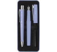 Stylo à bille et stylo plume - Violet - Encre bleue - Soft touch - Grip - Faber-castell - Poly Ball Violet