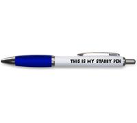 Stylo À Bille Fantaisie Amusant Cadeau De Départ De Collègue De Travail This Is My Stabby Pen Papeterie Humoristique Pp61