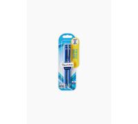 Paper Mate Stylo bille Flexgrip Ultra rétractable Pointe 1,0 mm Encre bleue Lot de 2