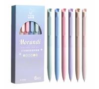 Stylo à bille gel de couleur 0,5 mm ST pointe outil d'écriture couleur encre signation papeterie cadeau écolier étudiants fournitures stylo stylo