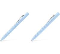Stylo À Bille Grip Sky Blue, Avec Mine Xb Interchangeable, Indélébile, 1 Pièce (Lot De 2)