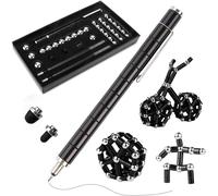 Stylo À Bille Magnétique En Métal Pour Décompression, Cadeau De Noël Idéal Pour Enfants, Adolescents, Garçons Et Filles, Stylo À Bille Magnétique Multifonction Pour Réduire L'anxiété Et Le Stress