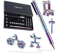 Stylo À Bille Magnétique, Stylo Magnétique Multifonctionnel Amusant Stress Elimination Stylo À Bille Stylo Métallique Cool Pen Gadget Cool, Cadeau Pour Jeune Homme Femme Enfant