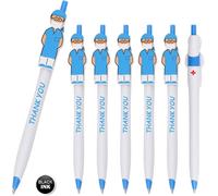 Stylo À Bille Mignon Pour Infirmière Thank You Cadeaux Pour Les Infirmières Et Le Personnel Médical, Cna Cadeaux Pour La Semaine De Soins Infirmiers, Médecin (Bleu Pack De 36)