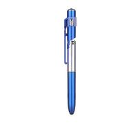 Stylo À Bille Multifonction 4 En 1 Avec Lumière Led,Possède Un Support De Téléphone,Lecture De Nuit,Crayon D'écriture,Bureau,École,Étudiant,Papeterie - Type Blue