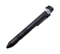 Stylo à bille multifonction 5 en 1 avec boussole, lumière LED, écran tactile, tournevis, support de téléphone, outil d'écriture multifonction en ABS