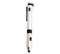 Stylo à bille multifonction 5 en 1 avec boussole, lumière LED, écran tactile, tournevis, support de téléphone, tournevis pour randonnée