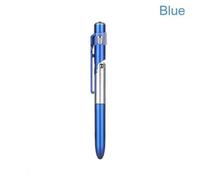 Stylo À Bille Multifonction Avec Lumière Led,4 En 1,Possède Un Support De Téléphone,Lecture De Nuit,Crayon D'écriture,Bureau,École,Étudiant,Papeterie - Type Mp-8878-Blue #A