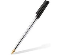Staedtler - Stylo à bille Stick 430 M-9 - Pointe moyenne - Noir - Boîte de 10