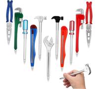 Stylo À Bille Nouveauté Outils De Réparation Créatifs Stylo À Bille D'écriture Cool Clé À Molette Tournevis Stylo À Bille Pour Étudiants Et Fournitures Scolaires