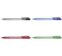 PAPER MATE 40571 Inkjoy 100 Stylo-bille écriture moyenne encre ultra douce résiste bavures rétractable 0,5 mm Vert