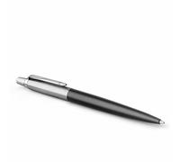 Stylo à bille Parker Jotter | Bond Street Black | Pointe moyenne | Encre bleue | Boîte cadeau