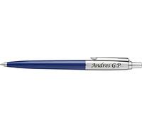 Stylo à bille Parker Jotter SS personnalisé avec boîte cadeau. (Bleu)