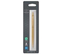 Stylo à bille PARKER JOTTER XL Monochrome - Or jaune - Pointe moyenne - Encre bleue