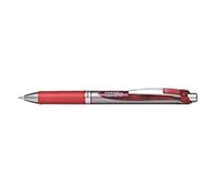 Stylo à bille - PENTEL - BL80-B - Pointe métal 1 mm - Encre rouge - Rétractable
