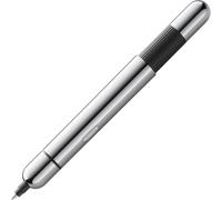Stylo À Bille Pico Chrome - Stylo De Poche Innovant - En Un Seul Clic En Taille Réelle - Corps En Métal Et Largeur De Trait M - Avec Recharge Compacte M 22 En Noir.[G616]