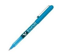 Pilot Stylo roller V-Ball 05 Pointe métal 0,5 mm Encre liquide Lot de 12 Turquoise