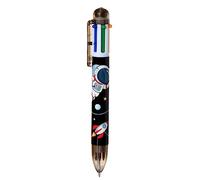 Stylo à bille Puckator modèle Stylo multi-couleur Hello Space - Espace (6 couleurs)