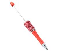 Stylo à bille rétractable avec strass - Écriture fluide - Fournitures d'écriture de bureau pour enfants et adultes - Avec pierres personnalisables