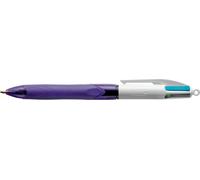 Stylo à bille rétractable BIC 4 Colours Grip Fun 4 couleurs