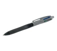 Stylo à bille rétractable BIC 4 Colours Grip Pro