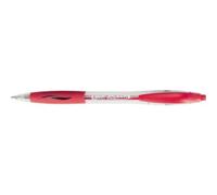 BIC 13002 Stylo-bille Atlantis écriture moyenne 0,5 mm encre douce bille rétractable corps cristal clip grip préhension