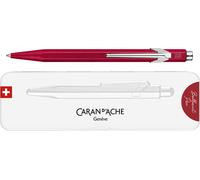 Stylo à bille rétractable CARAN D'ACHE 849 Colormat-X rouge