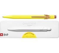 Stylo à bille rétractable CARAN D'ACHE 849 jaune canari