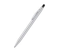 Cross Click Chrome - Stylos à bille (Noir, Chrome, Clip-on retractable ballpoint pen, Moyen, Rond, Métal)