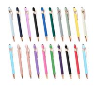 Stylo À Bille Rétractable Écran 20 Pièces Pour Écrire Stylo Bille En Métal Rétractable Pour Le Bureau Femmes Et Hommes Écriture De Bureau Professionnel
