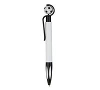 Stylo à bille rétractable en forme de ballon de football - Écriture lisse - Rechargeable - Récompense de classe pour garçons et filles