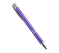 Stylo à bille rétractable en métal de couleurs assorties, écriture lisse, robuste, flexible, stylo rechargeable pour écrans tactiles, pointe fine